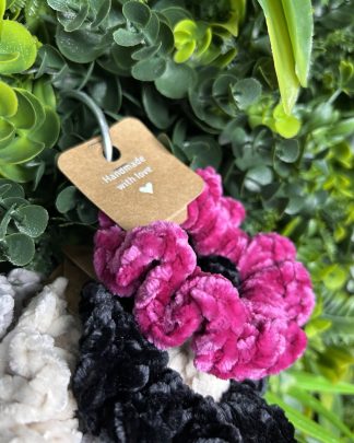 Scrunchies Crochery Grigio