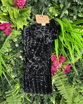 Scrunchies Crochery nero