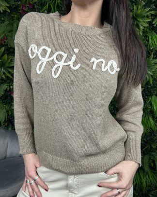 Maglioncino Oggi No Tortora