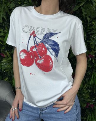 T-Shirt Cherry Blu