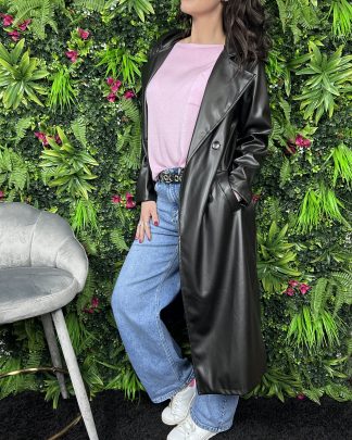 Trench Ecopelle nero