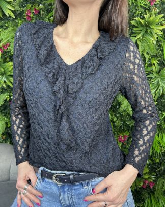 Blusa Veronic Pizzo Blue