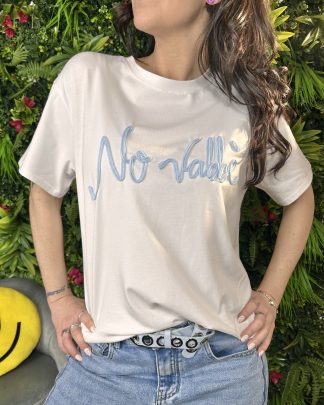 T-Shirt No Vabbe Midi Azzurra