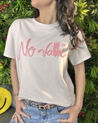 T-Shirt No Vabbe Midi Rosa