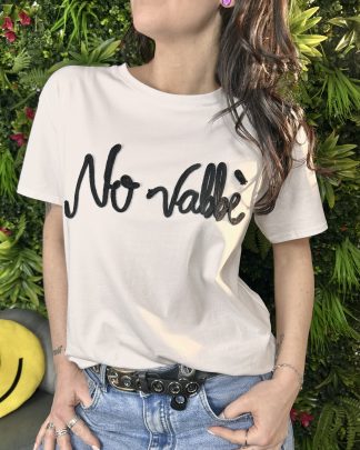 T-Shirt No Vabbe Midi nera