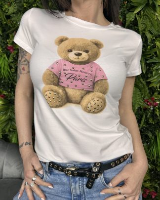 T-Shirt Teddy borchie