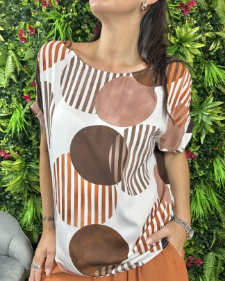 Blusa Paros Marrone