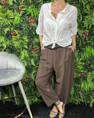 Pantalone Flo Balloon cioccolato