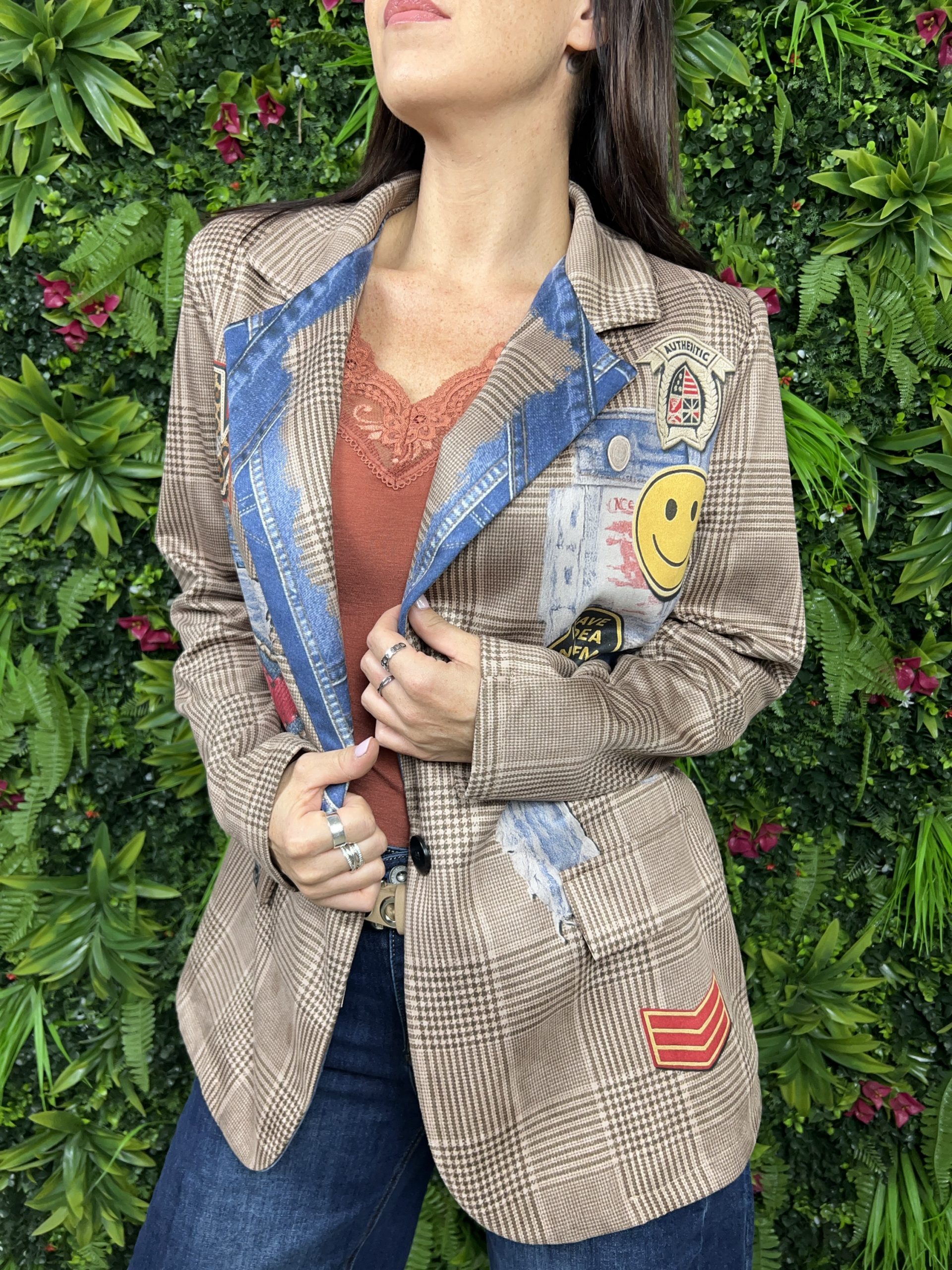 Blazer Check Smile