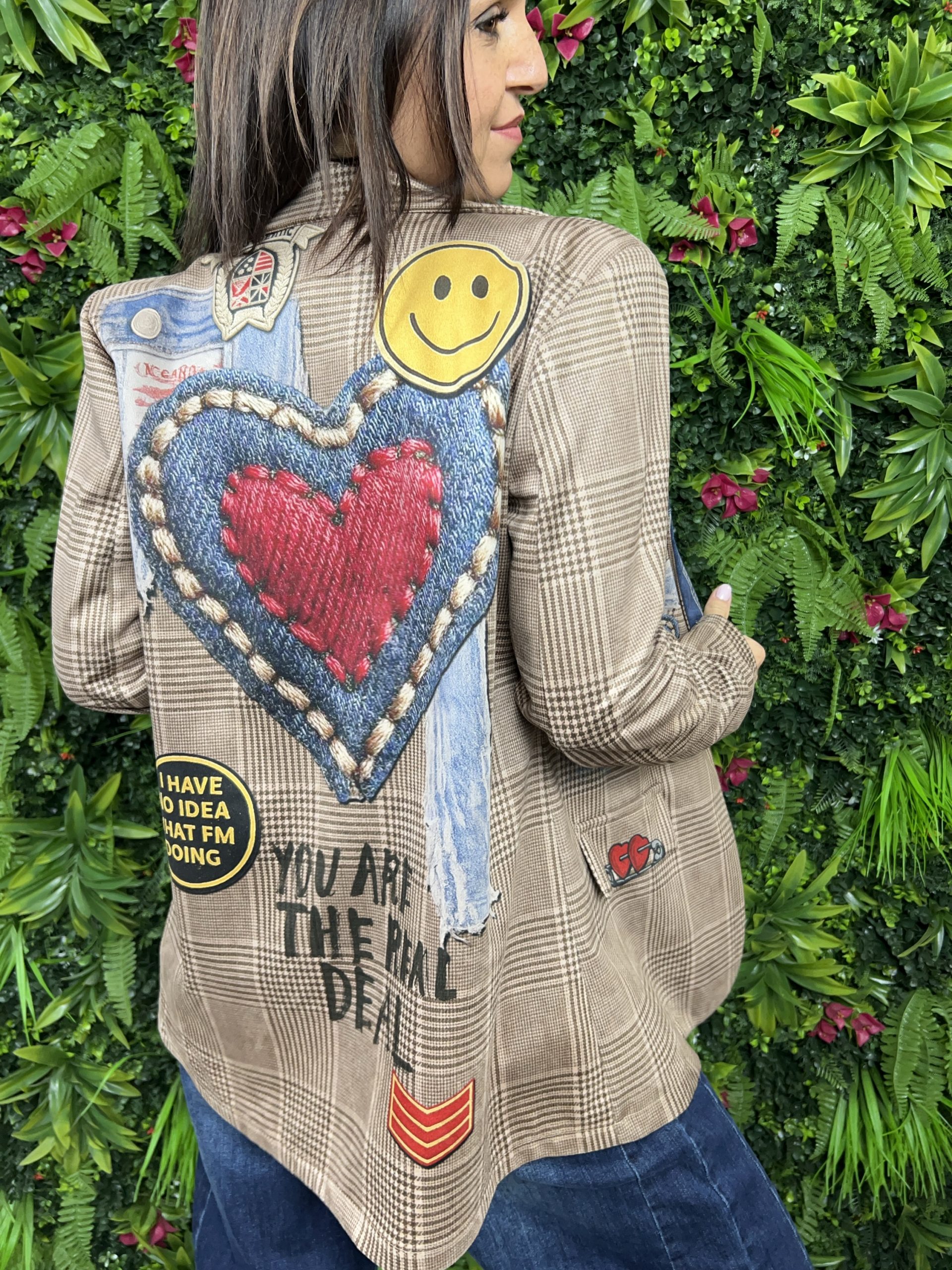 Blazer Check Smile - immagine 4