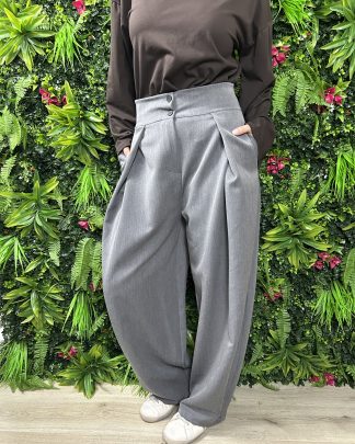 Pantaloni Alya Grigi